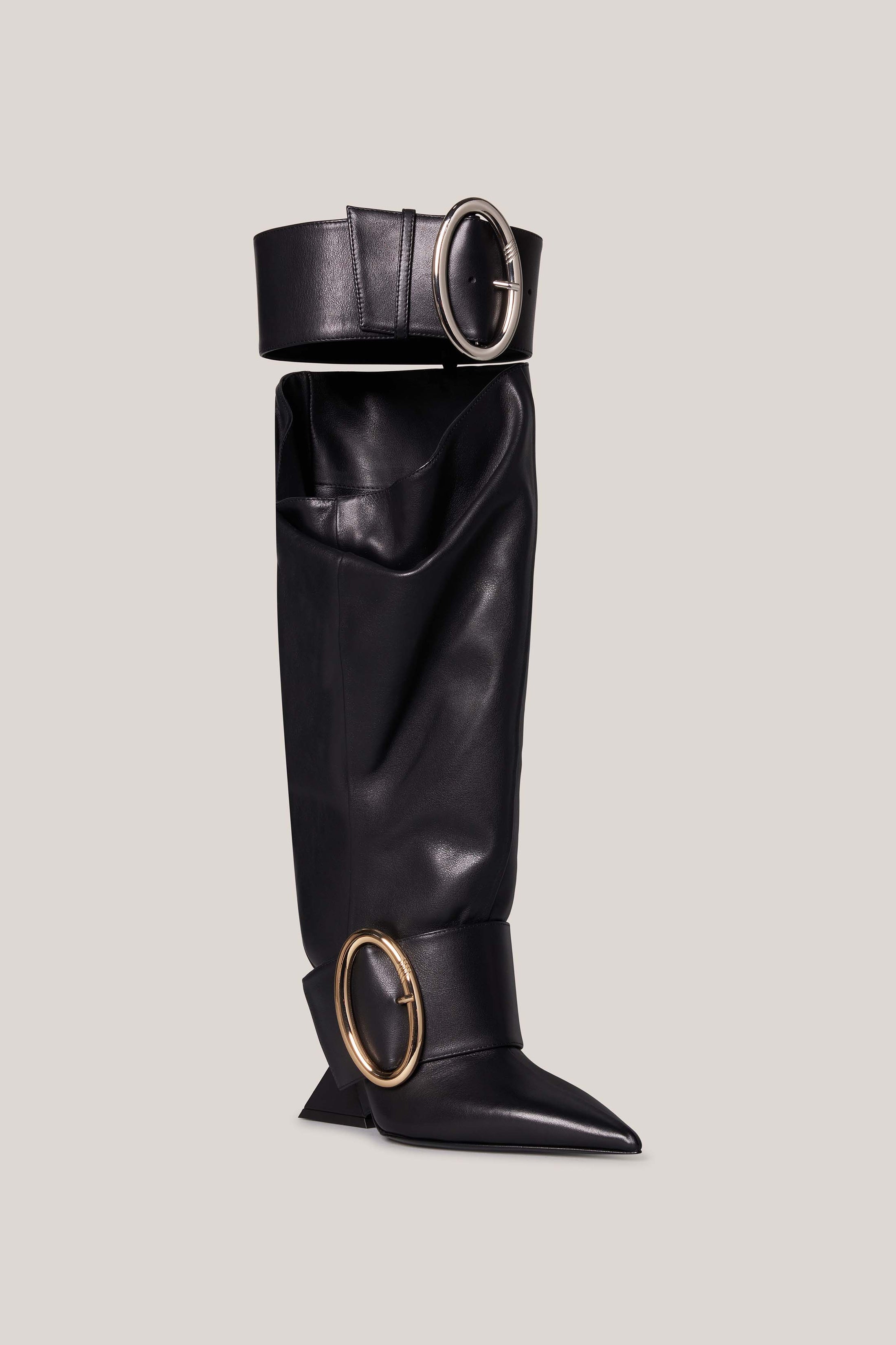 Dada Slouchy Boot in Black