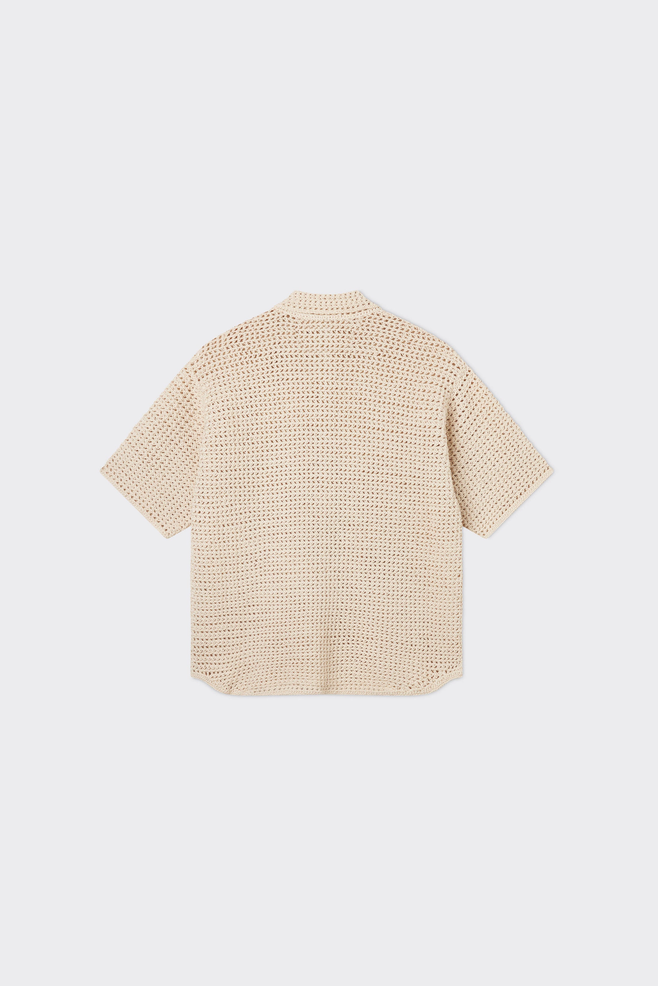 Open-Knit Cotton Shirt