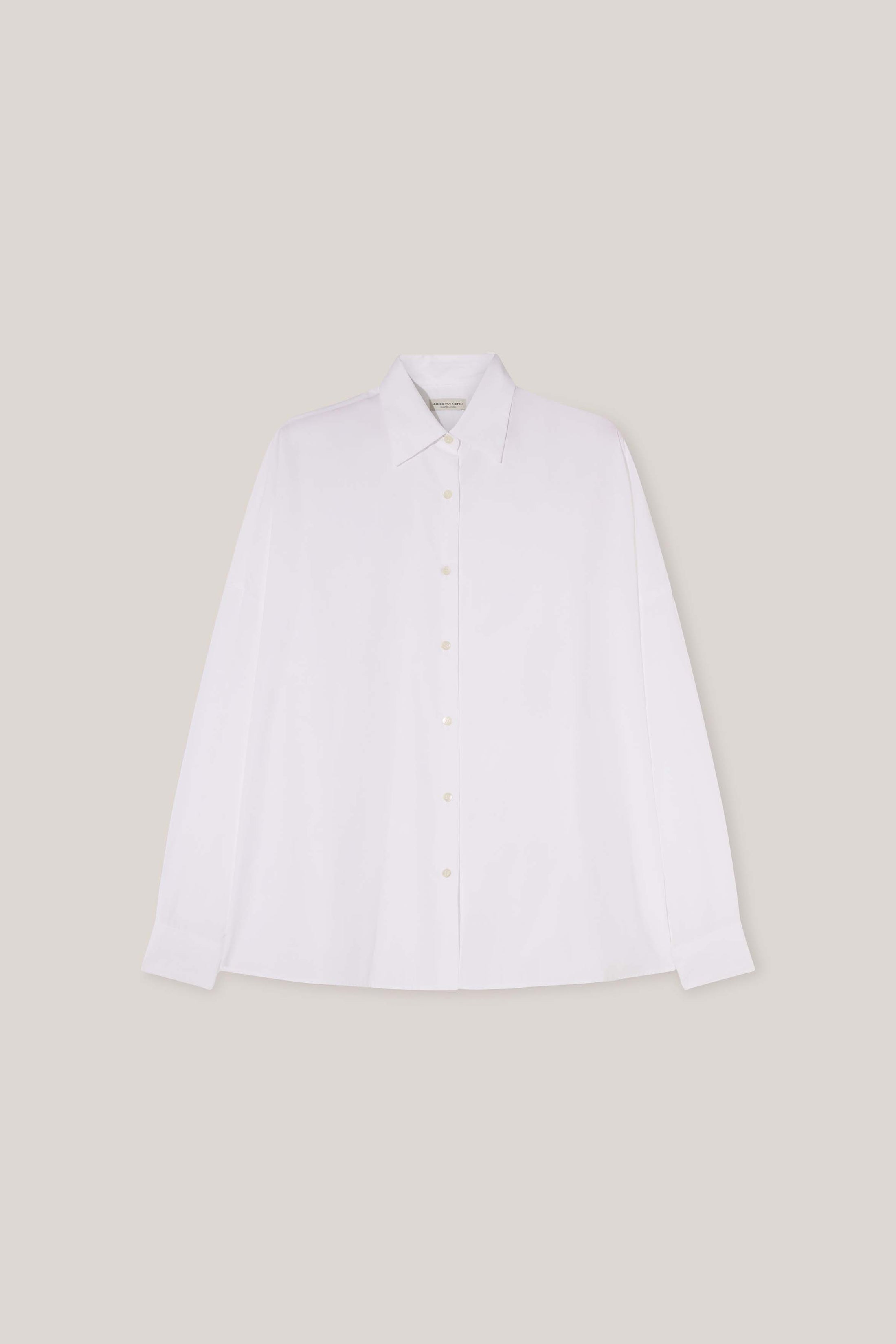 Oversize Shirt in Cotton Popeline
