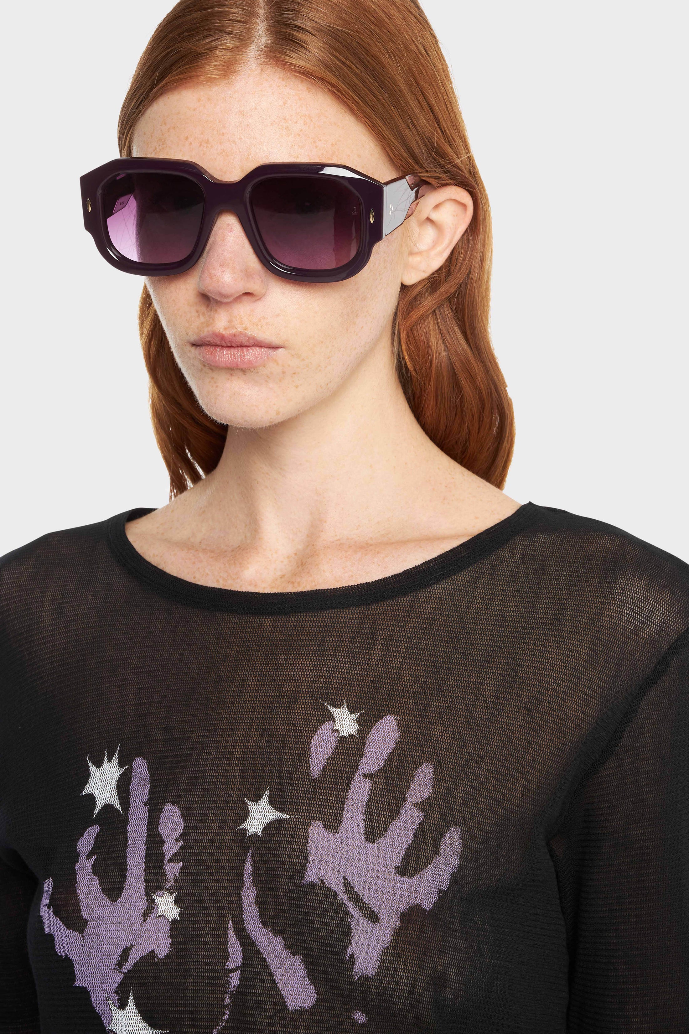 Lacy Purple Sunglasses