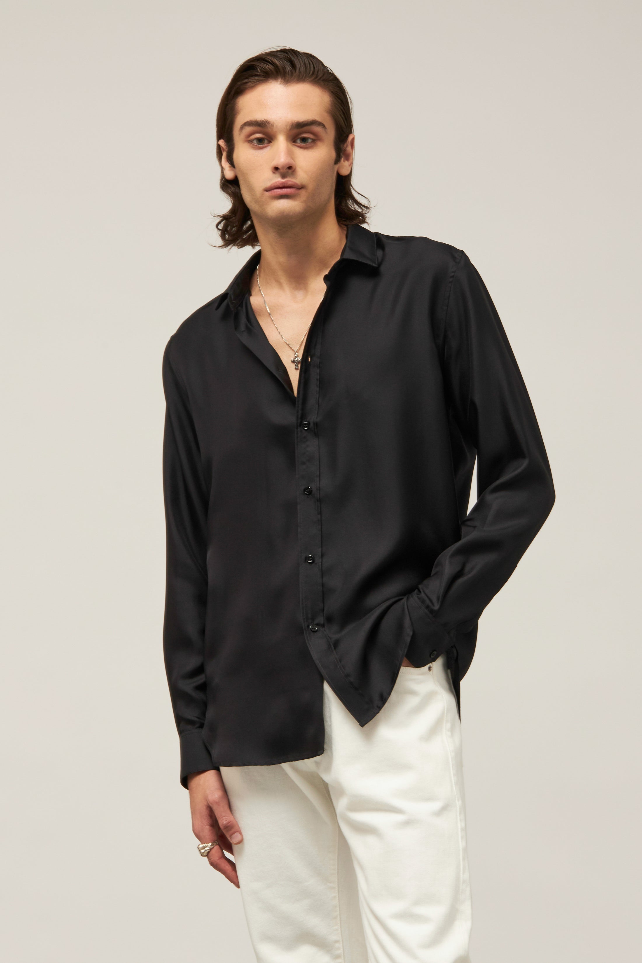 Unisex Silk Shirt