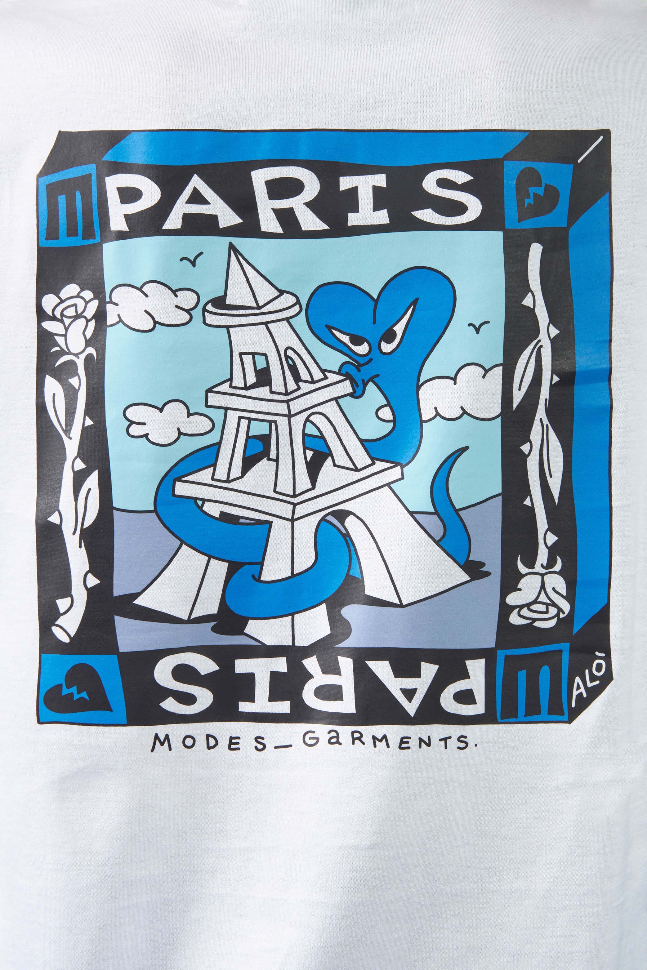 Unisex T-Shirt Modes Paris Print