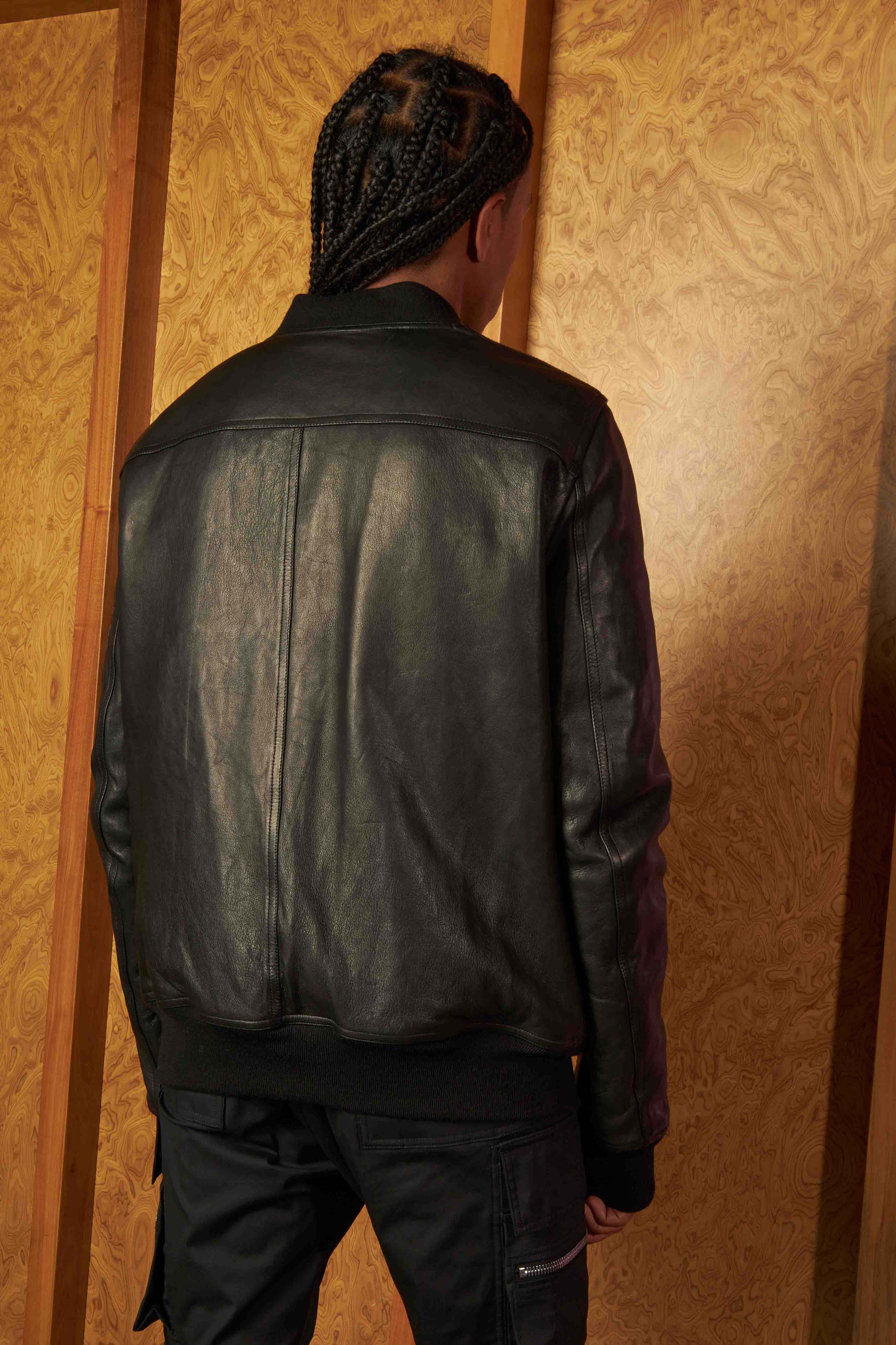 RICK OWENS flight Bomber jacket 56-