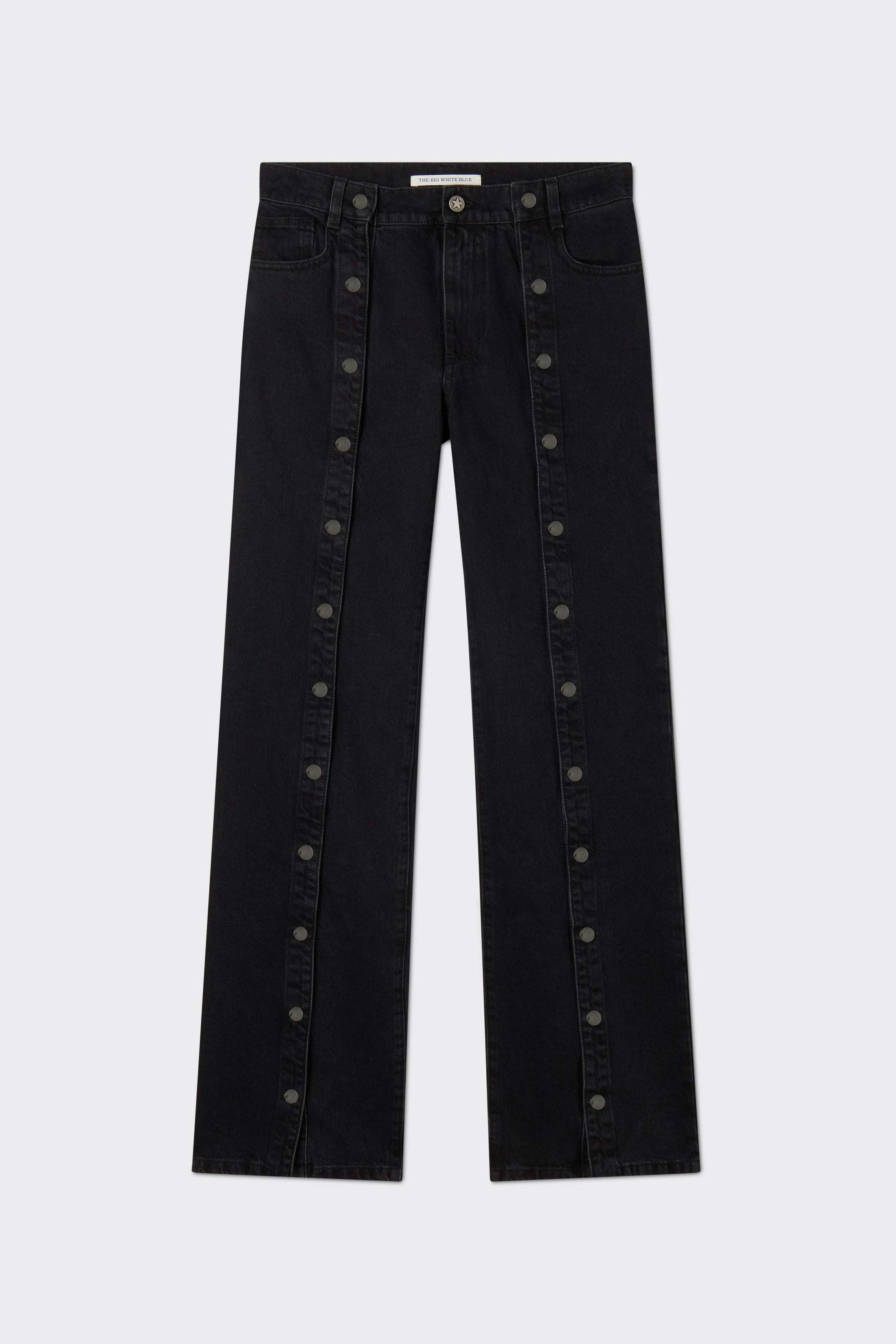 Straight Buttons Jeans