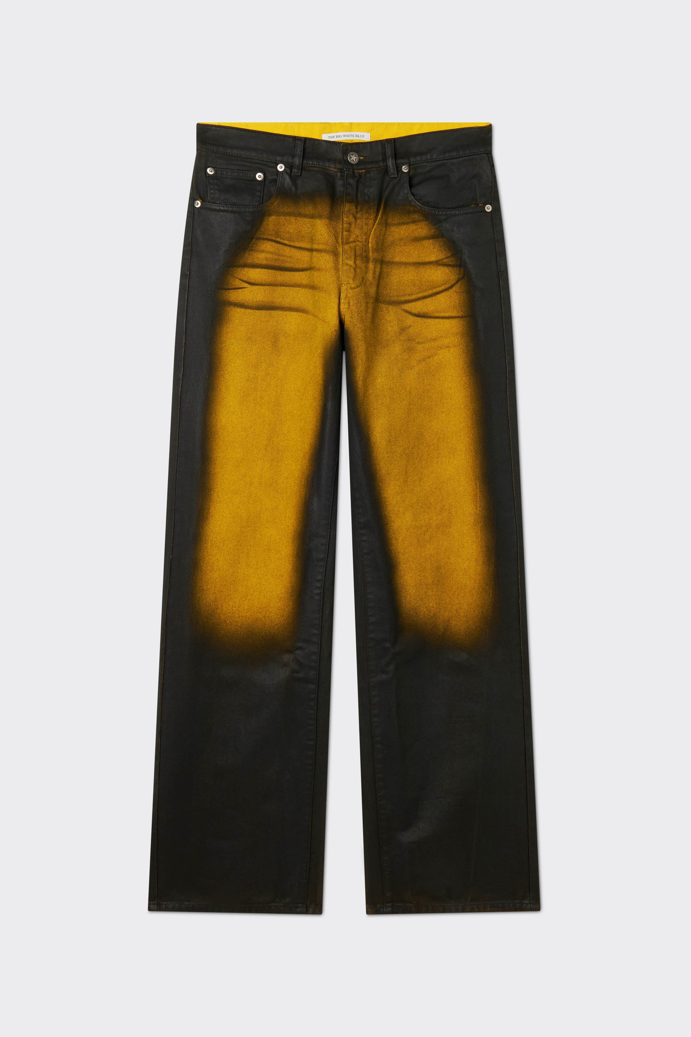 Straight Waxed Jeans