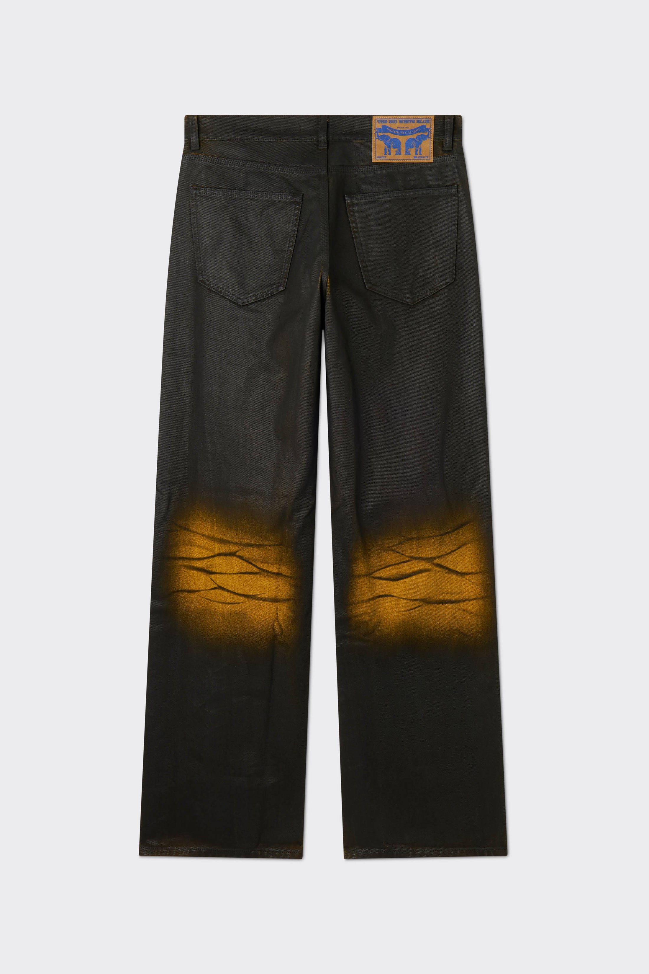 Straight Waxed Jeans