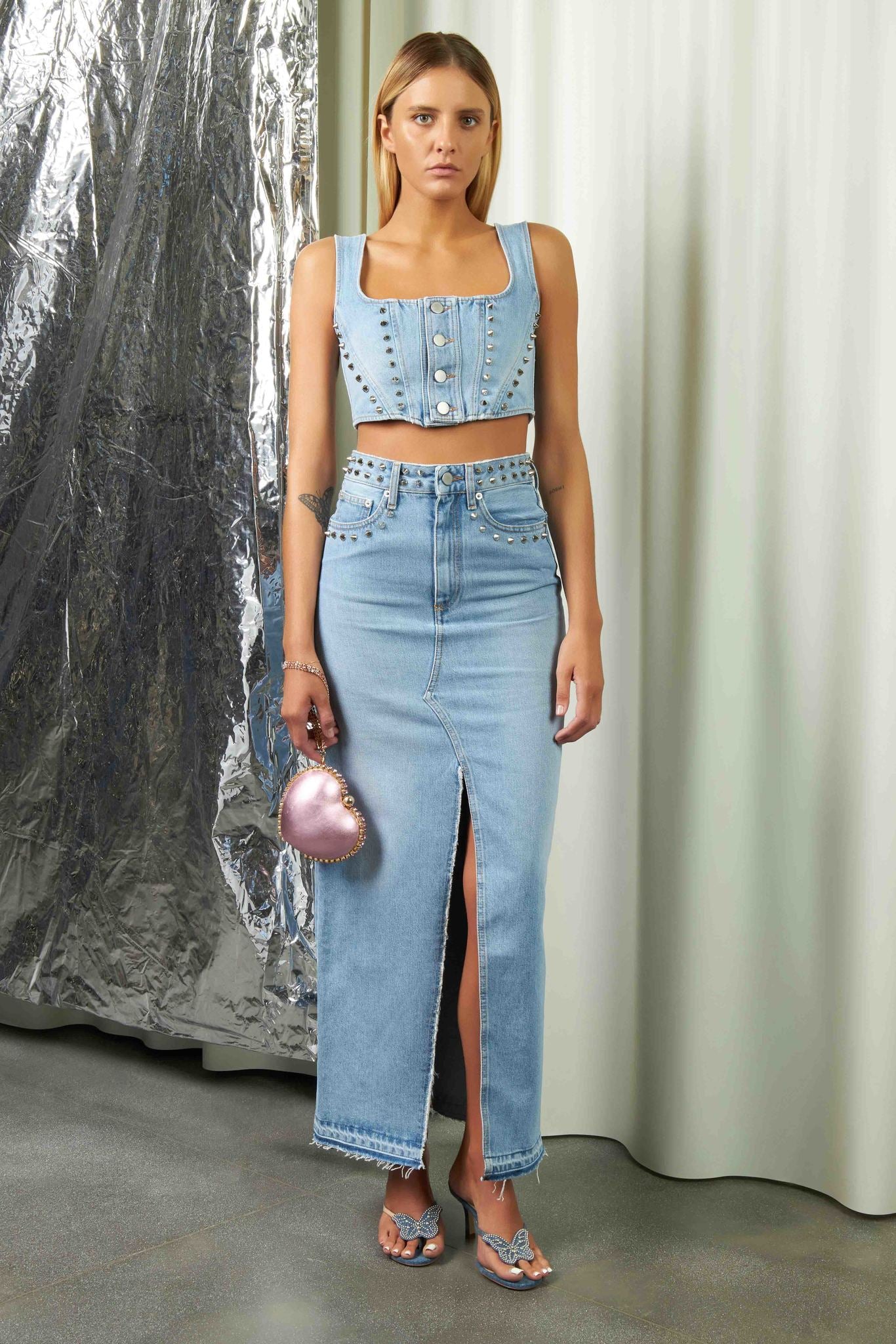 Denim Long Skirt MODES