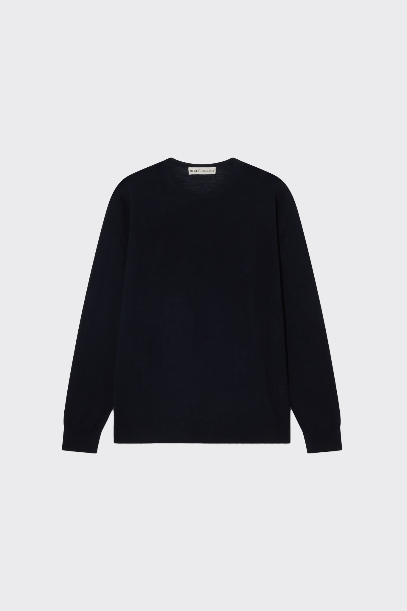 Worsted Wool Crew-Neck Sweater